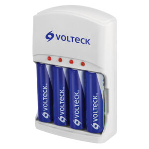 CARGADOR DE PILAS INCLUYE 4 PILAS VOLTECK 46045