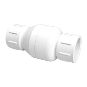 VALVULA CHECK PVC  ROSCADA 1/2